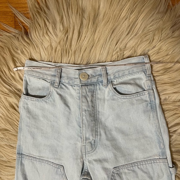 Jesse Kamm Japanese Denim Patchfront Handy size 4 left HTF - Picture 13 of 13